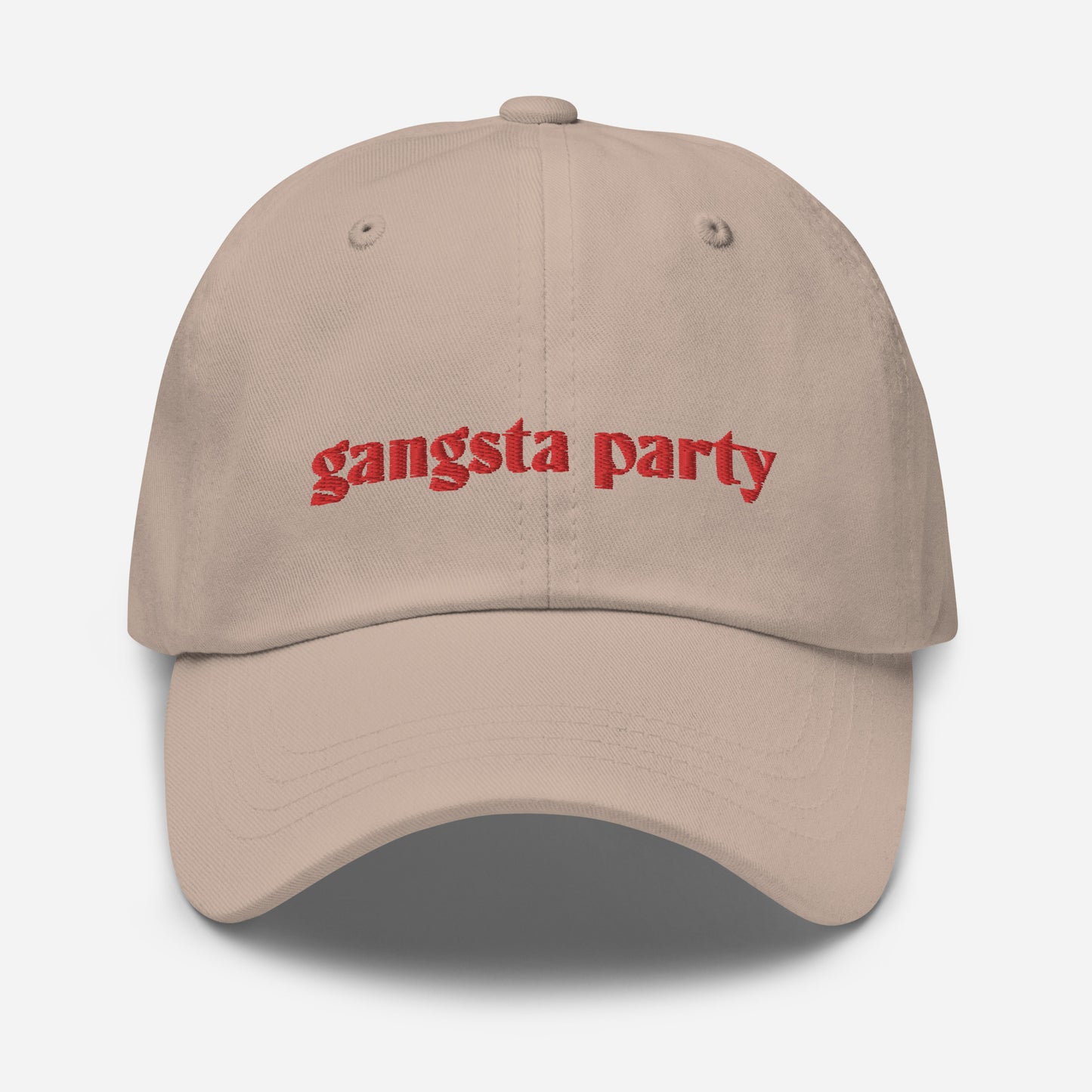 Cap - gangsta party - rot