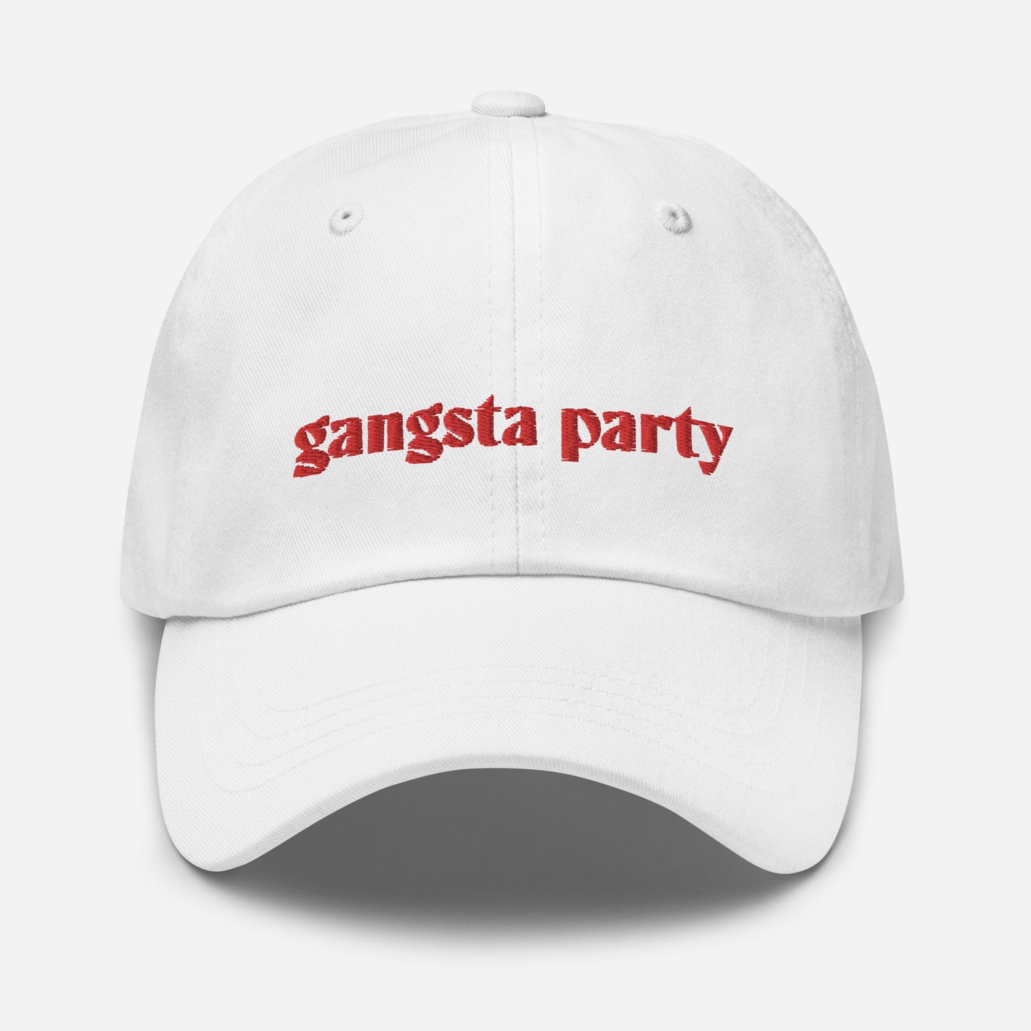 Cap - gangsta party - rot