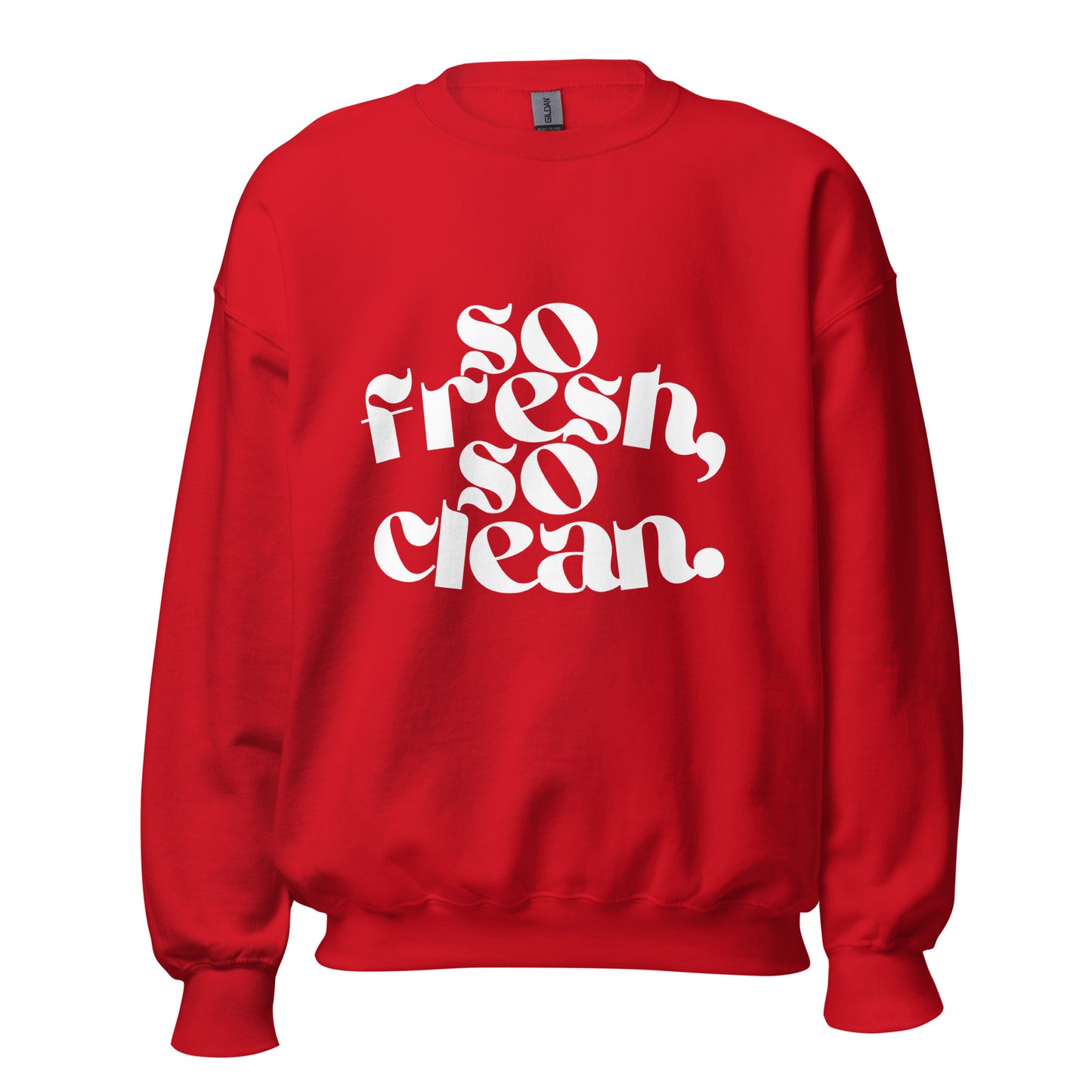 Unisex Sweater - so fresh, so clean - weiß