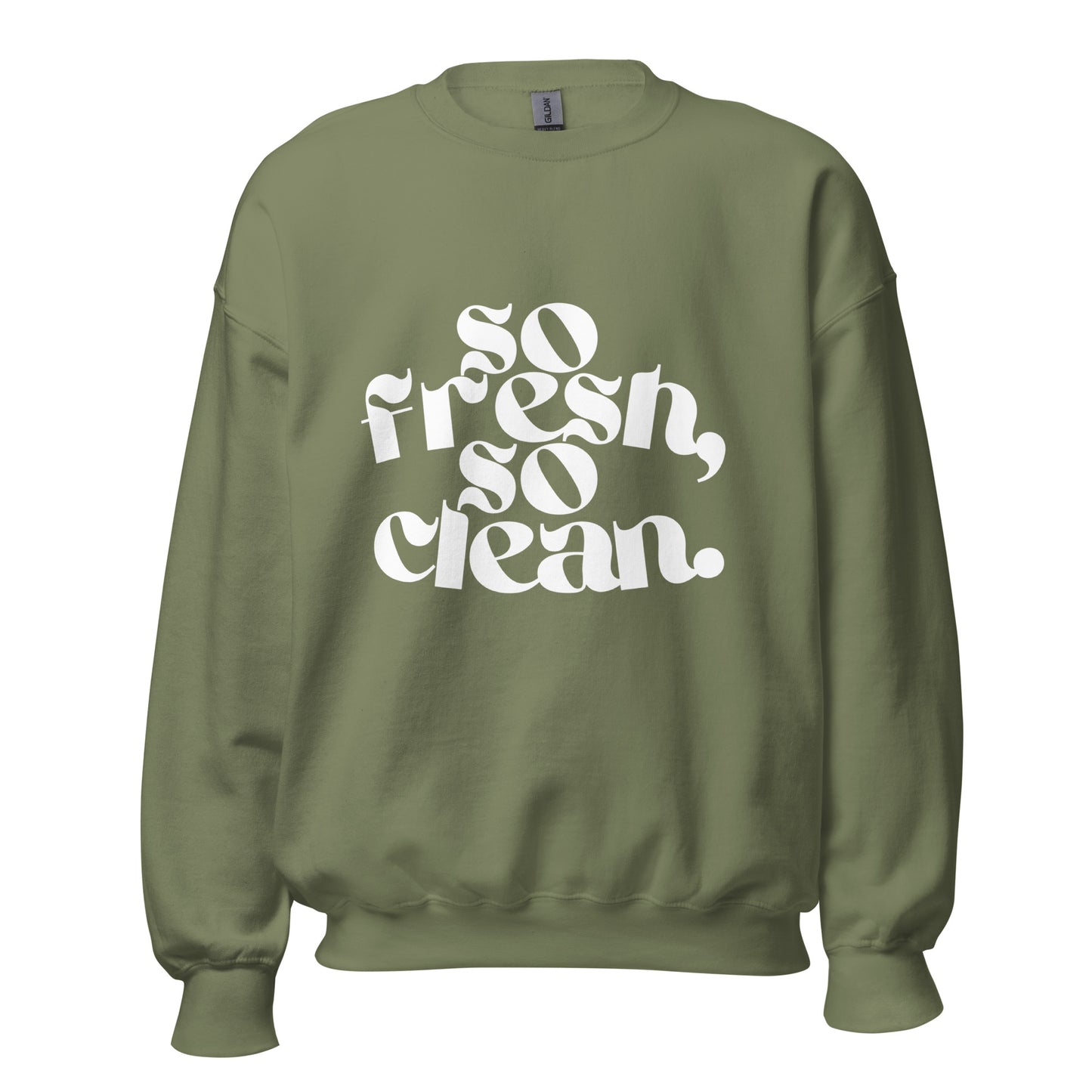 Unisex Sweater - so fresh, so clean - weiß