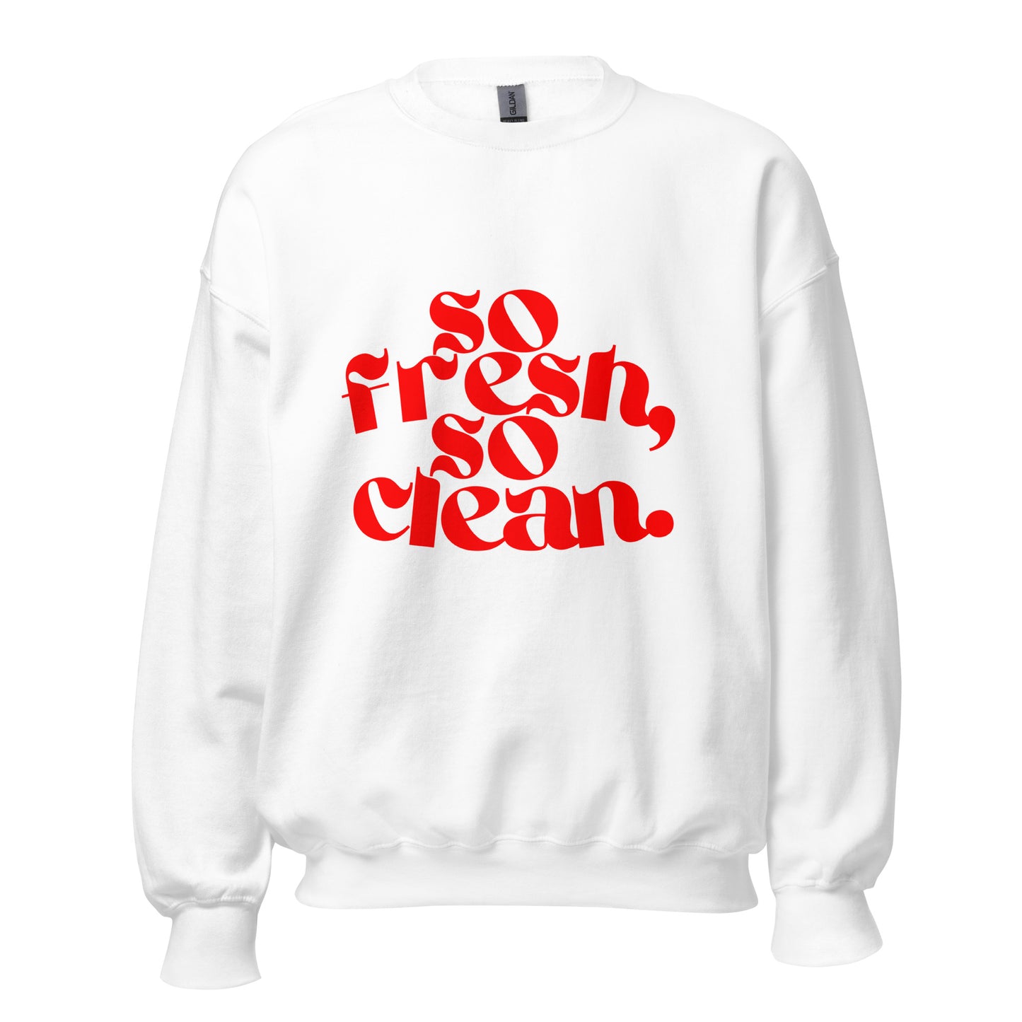 Unisex Sweater - so fresh, so clean - rot