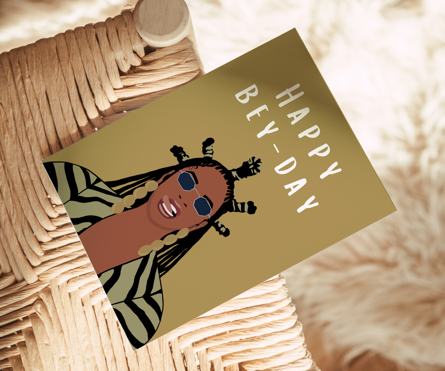Beyoncé Geburtstagskarte - Happy Bey-Day