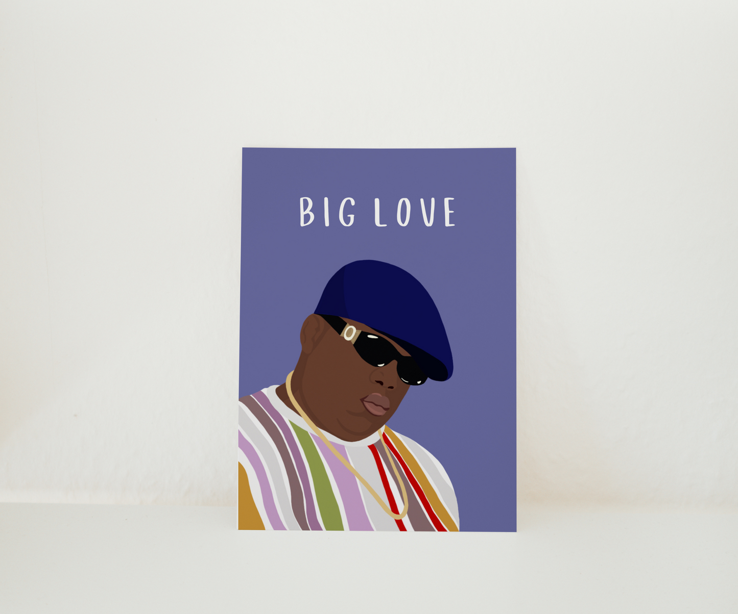The Notorious BIG Grußkarte - BIG LOVE