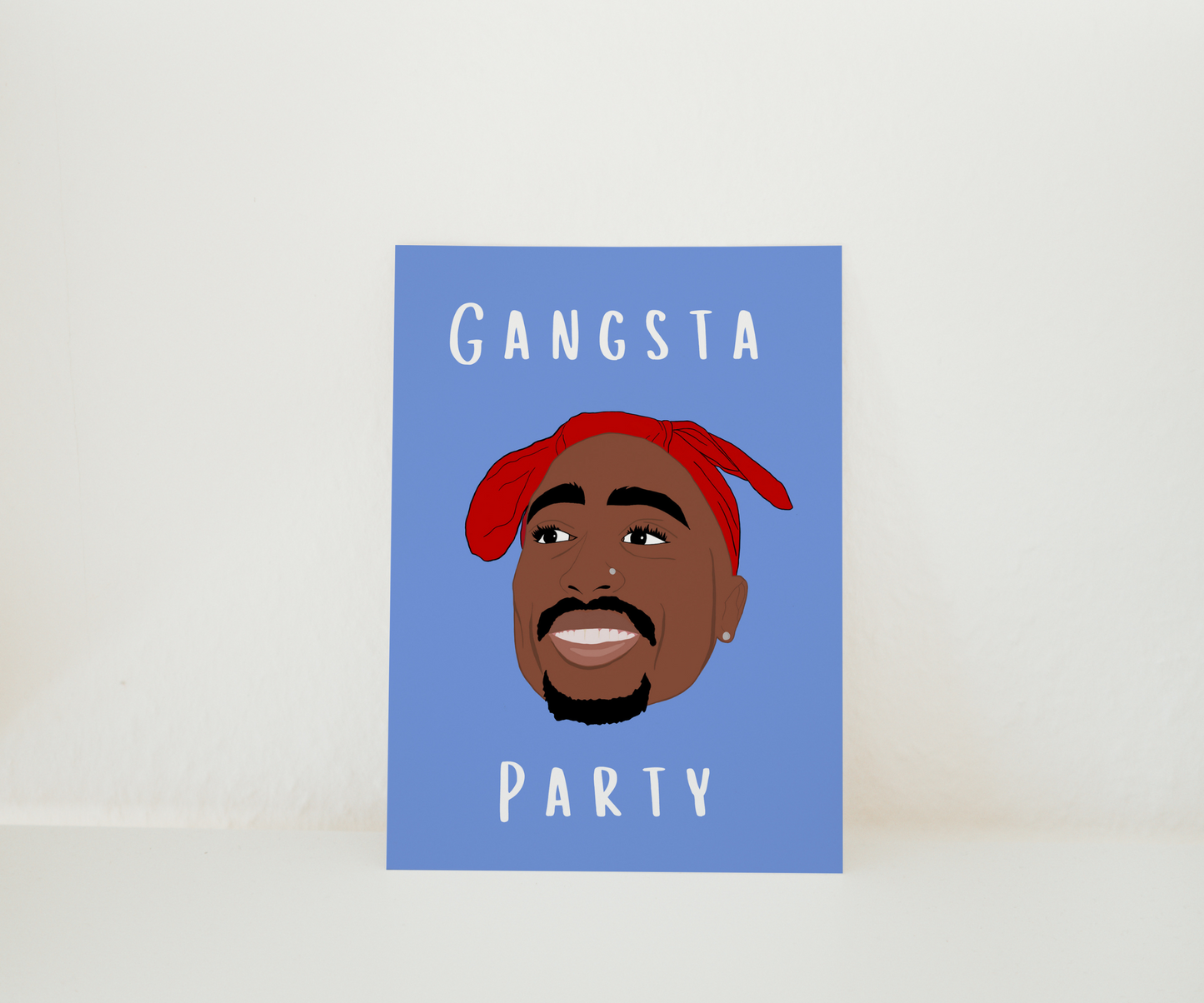Tupac Geburtstagskarte - Gangsta Party