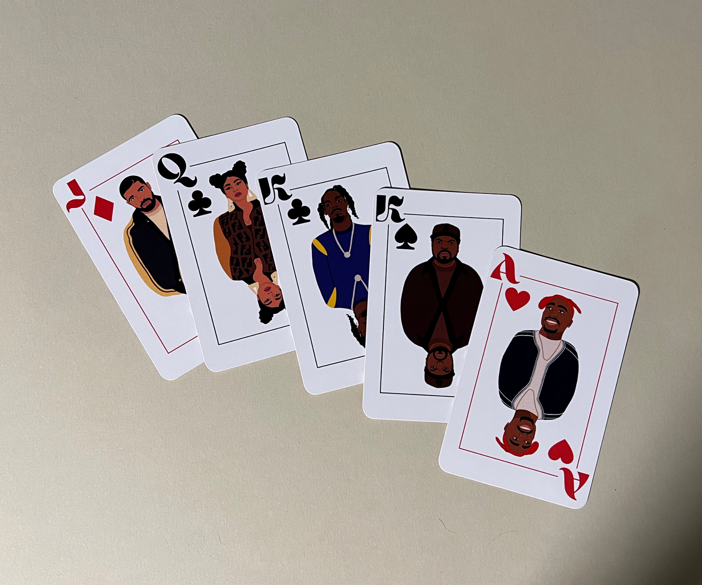 Kartenspiel „Hip Hop Edition“ - 32-teiliges Kartendeck
